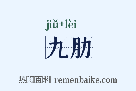 九肋是什么意思的图片